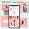 Template Mosaico Moda - EDITÁVEL CANVA